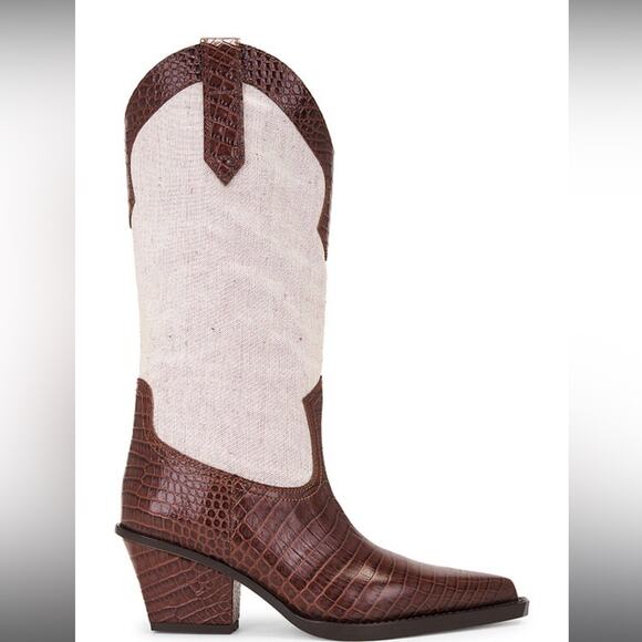 Paris Texas Rosario Boot in Cioccolato Brown Naturale 38 - Picture 2 of 11
